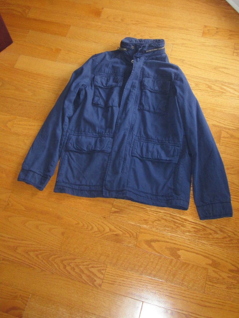 New without tags Men's Old Navy Blue 100% Cotton Jacket Size Small